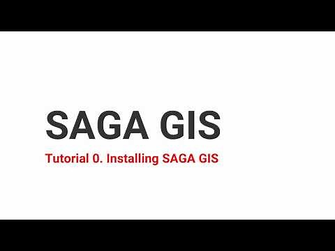 SAGA GIS: Tutorial 0. Installation