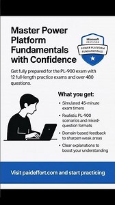 Learn Power Platform Fundamentals | Free PL-900 Practice