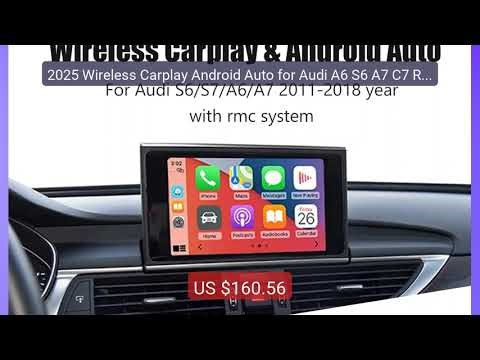 2025 Wireless Carplay Android Auto for Audi A6 S6 A7 C7 RMC w... — Amazing Value 2026 | Must Have!