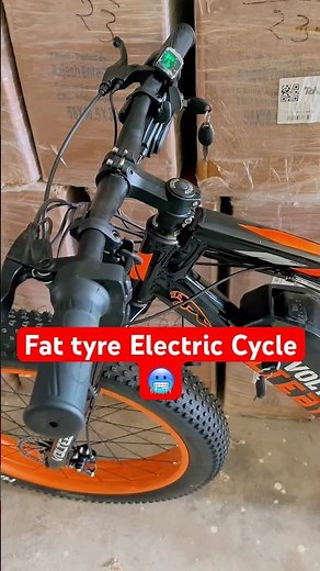 Fat tyre wali electric cycle 🔥 latest model electric bike 💯 26x4.0 fat tyres 🤩 #fatbike #mtb #ebike