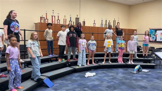 2.4K views · 60 reactions | This is how we harmonize! Check out our 5th grade choir practicing for their performance tomorrow! | Hazelwood Middle School | Facebook