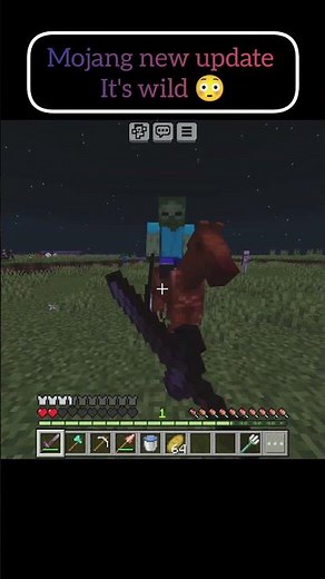 New Zombie With Spear?! Minecraft Update! 😳