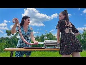 Two Girls Take on Sausage—Making the Ultimate Guys’ Favorite!