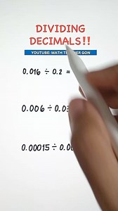 Dividing Decimals‼️ #basicmath #mathtutor #mathtutorial #MathTrick #mathteachergon #mathhacks #fbreels #mathematics #MathTutor #teachergon #math #mathreview #decimals #dividingdecimals | Ako si Teacher Gon
