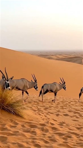 Addax The Desert Ghost Antelope 🐐