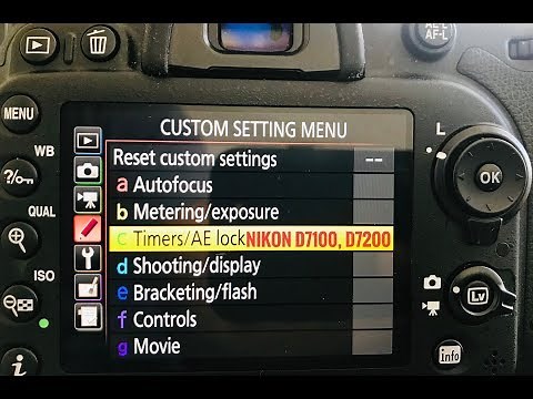 How to Set a Timer on Nikon D7200 and D7100