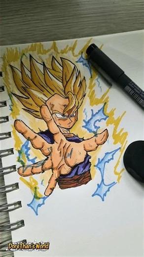 Drawing Gohan✨️ #shorts