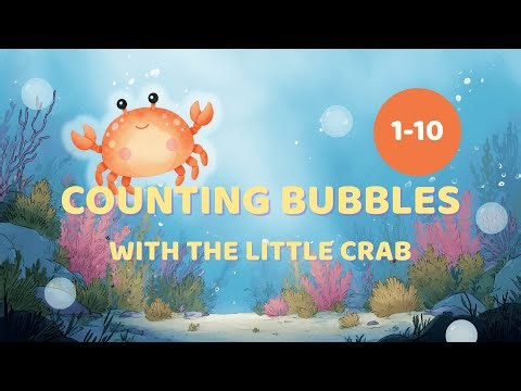 Counting the Bubbles (1–10) 🫧 | Calm Ocean Counting for Kids