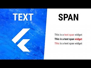 Flutter TextSpan Widget