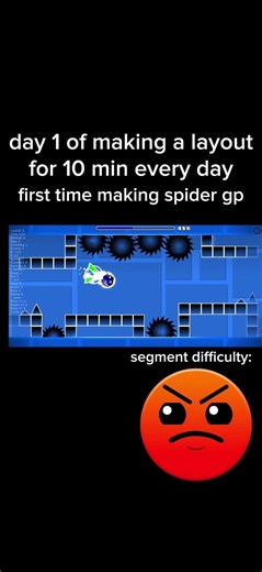 making a level #geometrydash