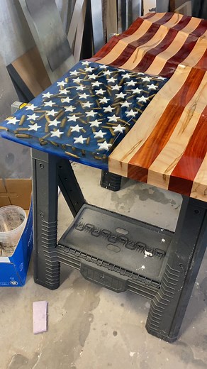 2.9K views · 40 reactions | I made this Custom Flag as a request. The question was weather or not can be done. Well here it is. Had to suffer and put in some range time but I survived. #giftforhim #giftforher #giftingmadeeasy #luxurygifts #luxurydesign #giftingseason #corporategifting #customizedgifting #customade #customdesign #customwoodwork #erdeidesignsmade #wallart #officedecor #homedecor #customflag | Erdei Designs | Facebook