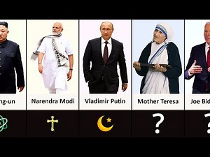 Religions Timeline of World Leaders, Islam, Catholic, Jewish, Christian...