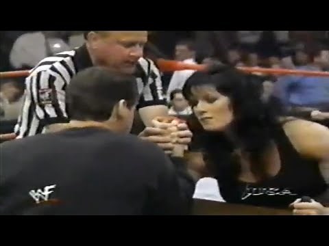 Arm Wrestling Match - Mr Macmahon Vs Chyna (Women Vs Man) Sunday Night Heat Full Match