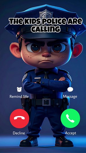 ¡Atención niños! La estación de la policía infantil