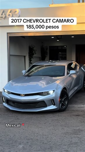 2017 CHEVROLET CAMARO LT 🏁 •Motor V6 3.6 ⛽️ •Transmisión automática 8 velocidades •A/c y calefacción •Pantalla Con APPLE CARPLAY 🍎 •Paletas al volante 4 modos de manejo -SPORT 🏁 -Tour -Snow •Tubería •Cambios Al Volante Título de California 🇺🇸 Pasa Nacionalización por aduana 🇲🇽 Nacionalización por decreto 🇲🇽 Se puede registrar en Usa 🇺🇸 $185,000 pesos #ventas #ventadecarros #bajacalifornia #fyp #mexicali #ventadeautos #chevolet #autos #camaro #camaros #ss #camaross #zl1 #chevy #turbo #
