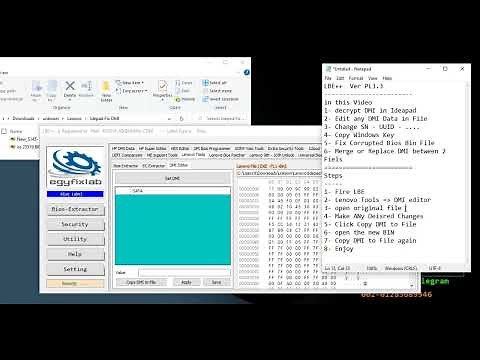 17 - LBE Lenovo Idepad DMI Editor - Decryptor and Serial number Editor