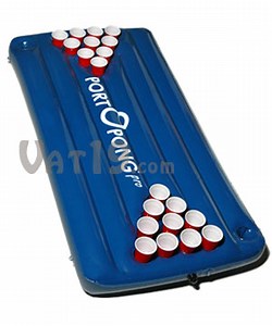 Port-O-Pong: The Inflatable, Portable Beer Pong Table