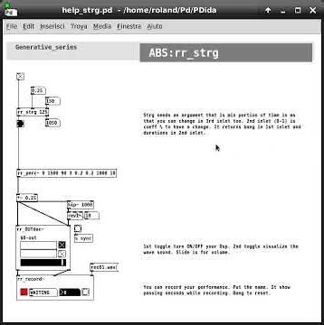 PDida (Pure Data) help patch: [Rhythmic Patterns] - strg
