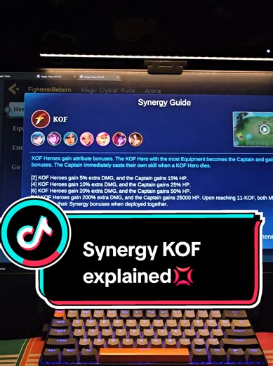 Understanding Synergy in KOF Gameplay