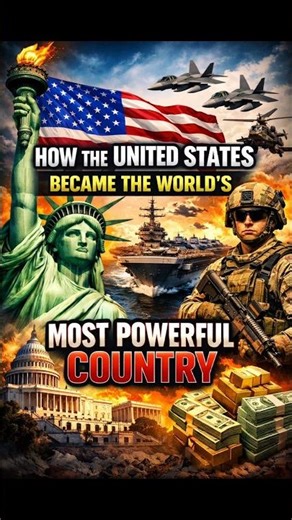 How the United States Became the Most Powerful Country 🇺🇸#usa #americanhistory #geopolitics #shorts