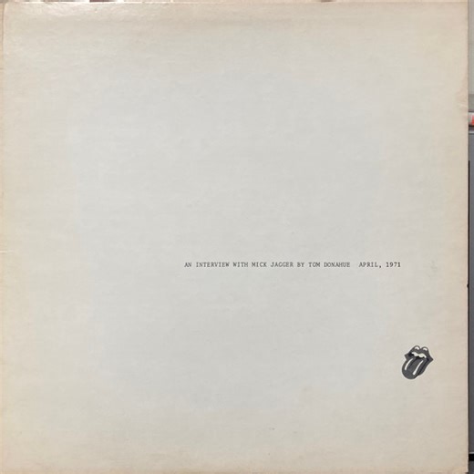 Mick Jagger - Interview With Mick Jagger By Tom Donahue April, 1971