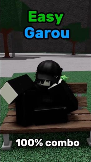 Easy Combo Garou 100%✅ || The Strongest Battlegrounds #tsb