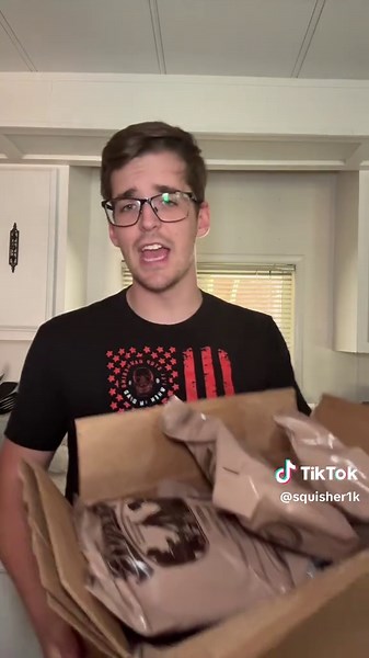 This is day 5/7 of eating MREs every single meal so I don’t have to cook #MRE #mealprep #mealprepideas