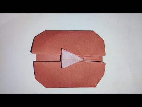 HOW TO MAKE A YOUTUBE ORIGAMI SIGN