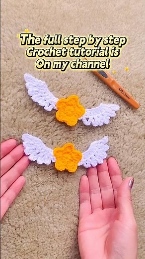 How to Crochet a Star with Wings using Scrap Yarn (Free Beginner Tutorial)