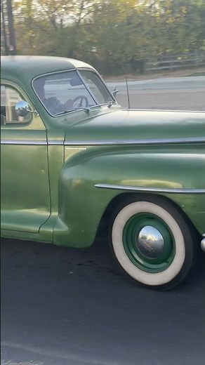 1947 Plymouth special deluxe coupe driving