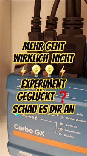 ⚡️#victron #laderegler 100/20💡 an Notstromaggregat Netzteil Solarladeregler Pytes V5 an Notstromer