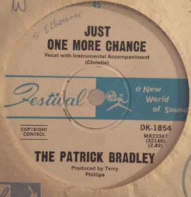 The Patrick Bradley - Just One More Chance