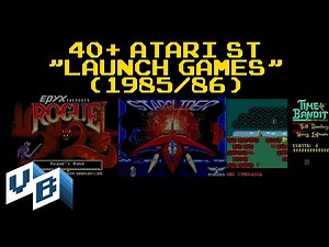 Atari ST: 40+ Classic Early Atari ST Games (1985/86)