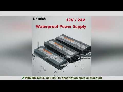 Waterproof Lighting Transformers AC 220V DC 12V 24V LED Driver Adapter 60W 100W 200W 300W 400W Power