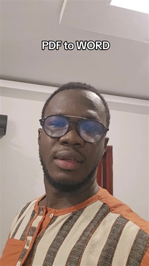 Comment importer des données PDF dans Word ? Tu trouveras la réponse dans cette vidéo. #astuceword #formation #pourtoi #tiktokcotedivoire🇨🇮