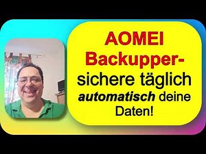 AOMEI Backupper 8.0 NEU! Täglich alle wichtigen Ordner und Dateien AUTOMATISCH sichern