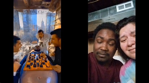 "From train transformations to surprise hospital beds and chess on a belly, this ride is full of shocks and laughs! ️ #TrainChaos #AIShenanigans #UnexpectedJourney | Charlie & Aubrienne | Facebook