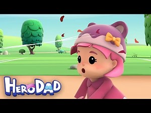 The Windy Day | Hero Dad | Animated show for Kids | 1 Hour +