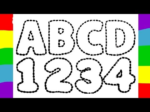 ABCD tracing for kids and toddlers| ABC TRACING| ABC TRACING AND colouring| Alphabet tracing