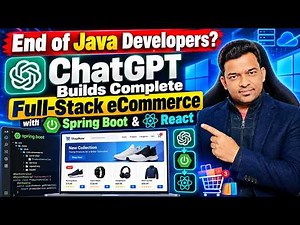 ChatGPT GPT-6 Astra Builds Full-Stack eCommerce with Spring Boot & React | End of Java Developers?