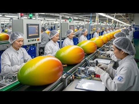 Inside a Massive Mango Pulp Factory | How millions of mangoes are processed