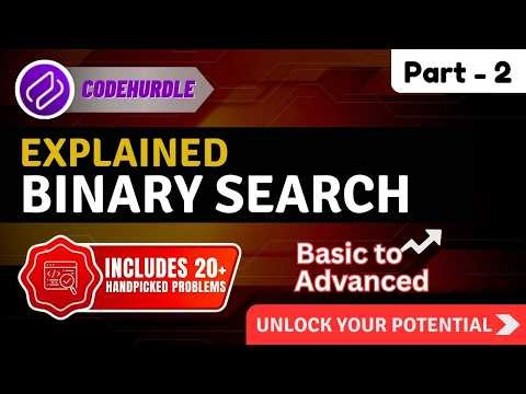 Complete Binary Search Playlist (800–1900 Rating Roadmap) | Binary Search on Answer
