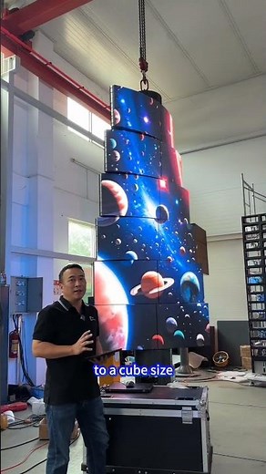 Transform Rotate LED Tower #leddisplay #rotateled