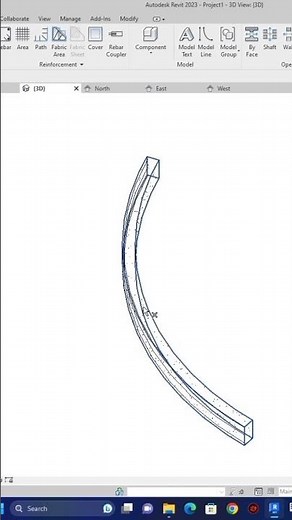 How to model Free Form Rebar In Revit 2023