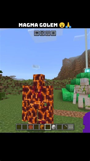 Magma Golem 😮🙏 #minecraft #minecraftpe
