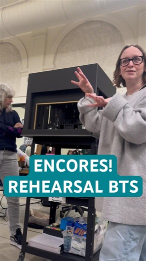 First Rehearsal at Encores! City Center (BTS)