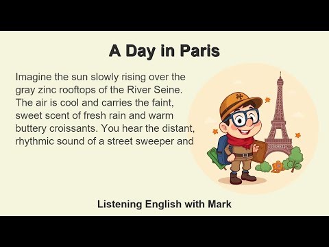 A Day in Paris | Amazing Places | Improve your Listening English | B2