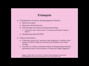 Eclampsia - CRASH! Medical Review Series