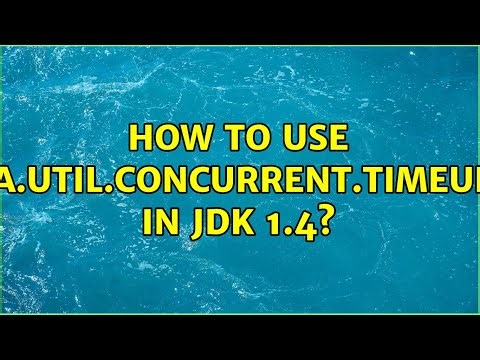 How to use java.util.concurrent.TimeUnit; in jdk 1.4?