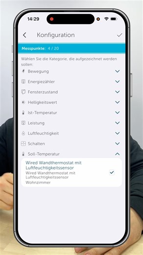 Creating diagrams in the Homematic IP app 📱 #Shorts